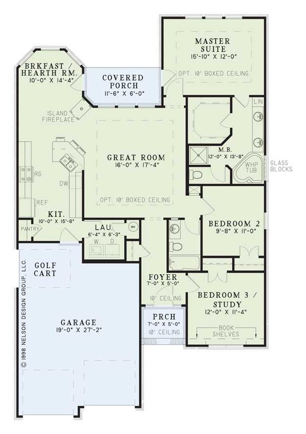 Home Plan - European Floor Plan - Main Floor Plan #17-190