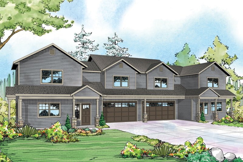 Home Plan - Country Exterior - Front Elevation Plan #124-1078