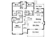 Farmhouse Style House Plan - 5 Beds 3 Baths 2839 Sq/Ft Plan #126-254 