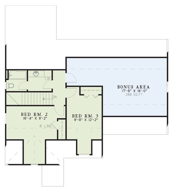 Home Plan - European Floor Plan - Upper Floor Plan #17-2985