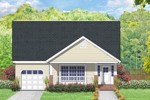Home Plan - Country Exterior - Front Elevation Plan #1053-12