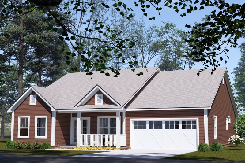 House Blueprint - Exterior - Other Elevation 1 for Cottage House Plan #513-2362 - 4 bed, 2.5 bath