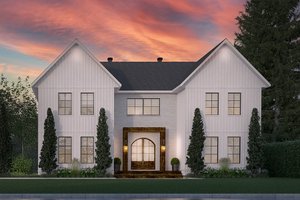 House Blueprint - Classical Exterior - Front Elevation Plan #23-2878