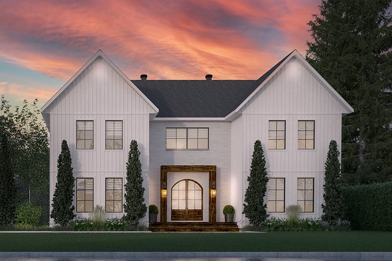 House Blueprint - Classical Exterior - Front Elevation Plan #23-2878