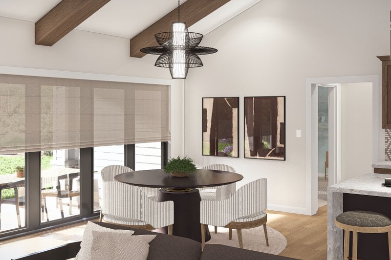 Architectural House Design - Interior - Dining Room for Traditional House Plan #455-436 - 3 bed, 2 bath