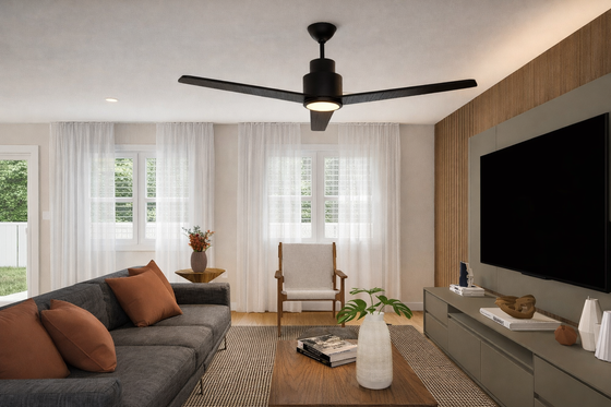 Interior - Family Room for Ranch House Plan #1060-469 - 3 bed, 2 bath