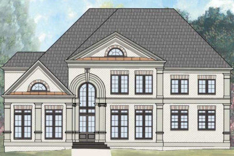 House Blueprint - Traditional Exterior - Front Elevation Plan #119-353