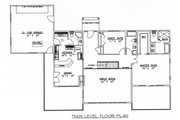 Bungalow Style House Plan - 5 Beds 4 Baths 3728 Sq/Ft Plan #117-530 
