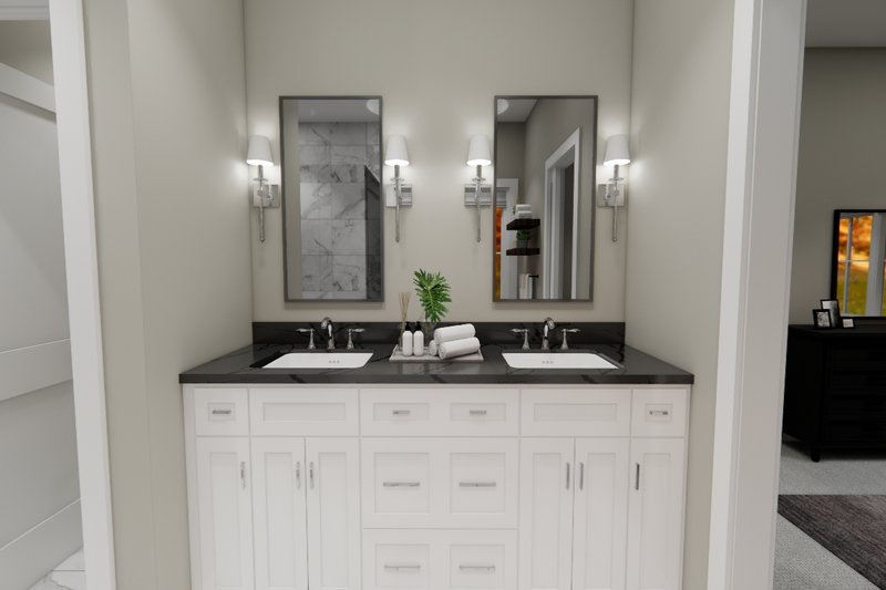 Home Plan - Interior - Master Bathroom for Farmhouse House Plan #51-1407 - 3 bed, 2.5 bath