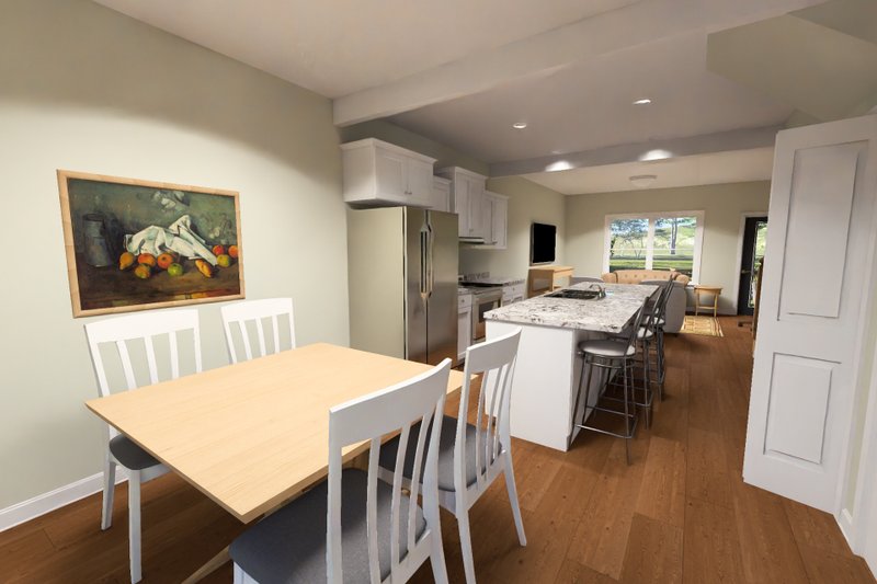 Home Plan - Interior - Dining Room for Cottage House Plan #513-2491 - 2 bed, 2.5 bath