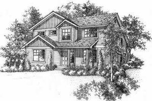 Traditional Exterior - Front Elevation Plan #78-216