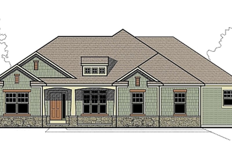 Traditional Style House Plan - 3 Beds 2 Baths 2000 Sq/Ft Plan #459-2