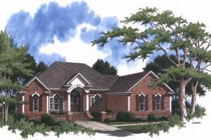 Traditional Exterior - Front Elevation Plan #37-101