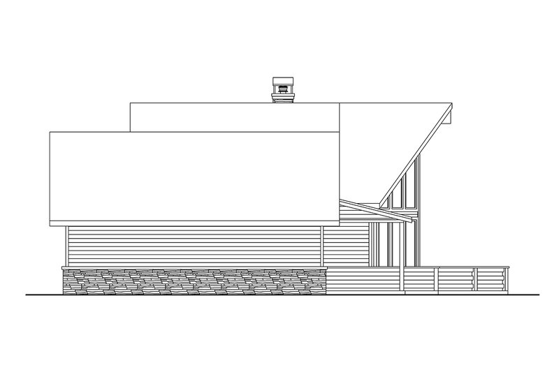 Architectural House Design - Exterior - Other Elevation 2 for Craftsman House Plan #124-1370 - 3 bed, 2.5 bath