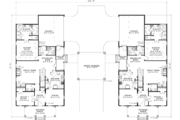 Southern Style House Plan - 3 Beds 3.5 Baths 4470 Sq/Ft Plan #17-2263 