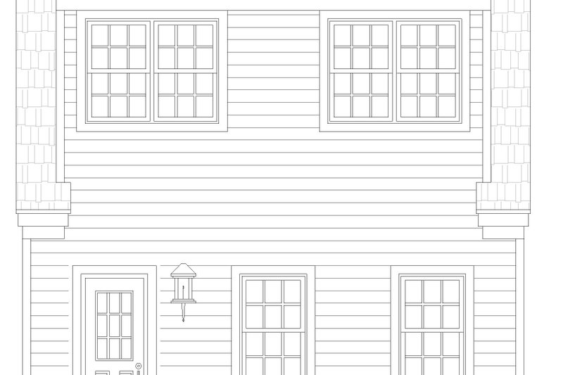 Dream House Plan - Exterior - Rear Elevation for Contemporary House Plan #932-931, 0 bath