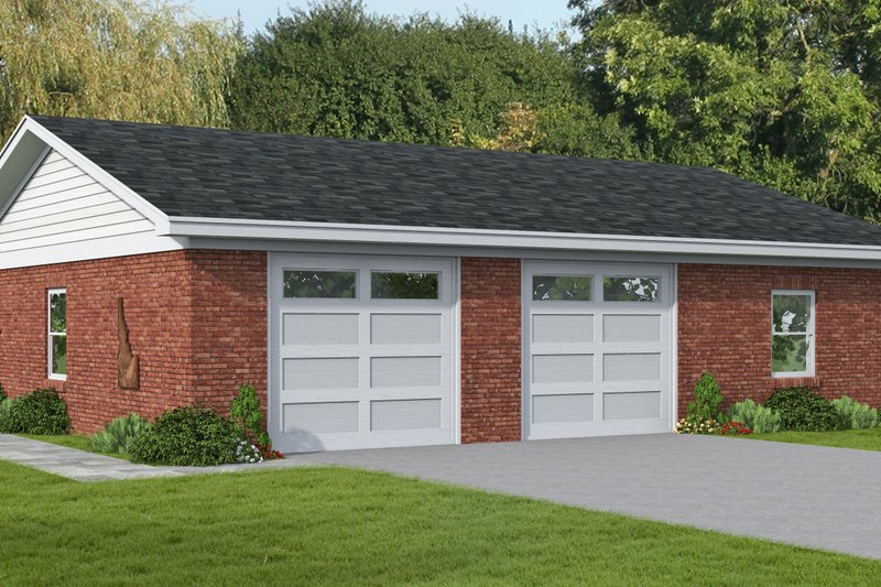 Dream House Plan - Exterior - Rear Elevation for Country House Plan #932-1306, 1 bath