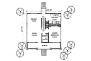 Cottage Style House Plan - 3 Beds 2 Baths 1084 Sq/Ft Plan #50-219 