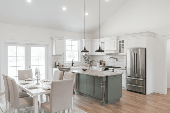 Interior - Dining Room for Farmhouse House Plan #923-452 - 3 bed, 2 bath