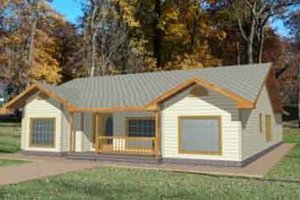 Traditional Exterior - Front Elevation Plan #117-211