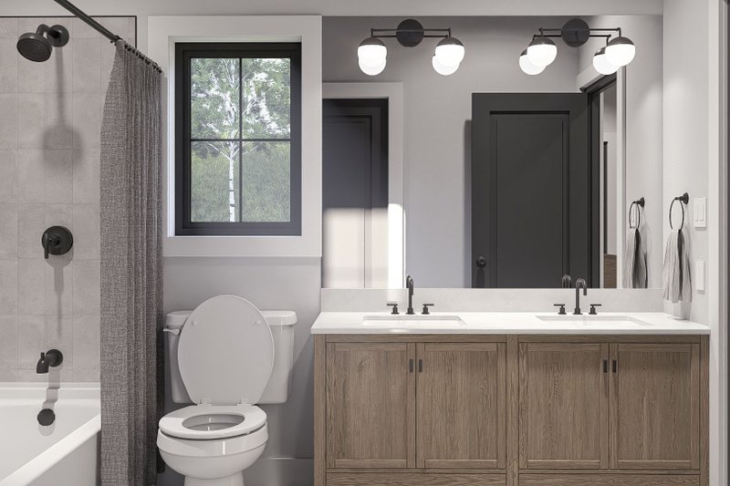 Architectural House Design - Interior - Master Bathroom for Traditional House Plan #455-718 - 1 bed, 2.5 bath