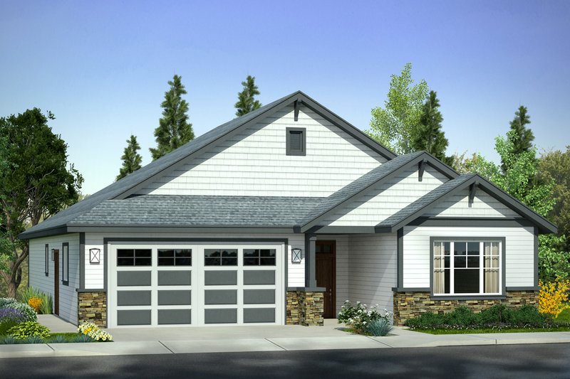 Dream House Plan - Traditional Exterior - Front Elevation Plan #124-1007
