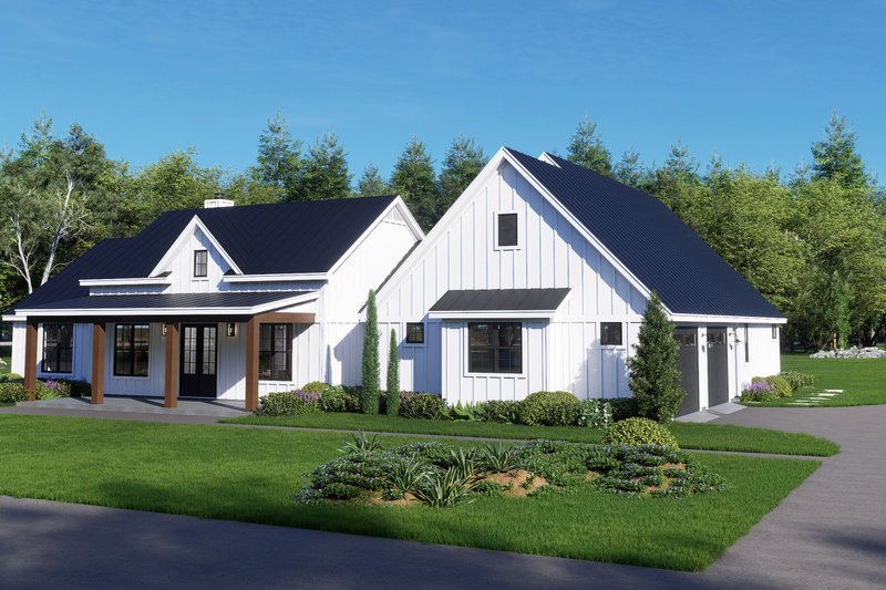 Dream House Plan - Farmhouse Exterior - Front Elevation Plan #932-1313