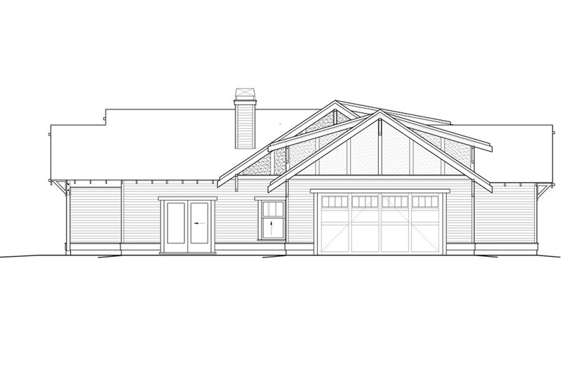 Home Plan - Exterior - Other Elevation 2 for Craftsman House Plan #895-9 - 3 bed, 2.5 bath