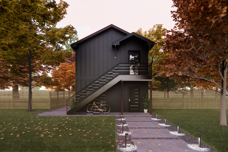 Home Plan - Exterior - Other Elevation for Craftsman House Plan #1098-5 - 3 bed, 2 bath