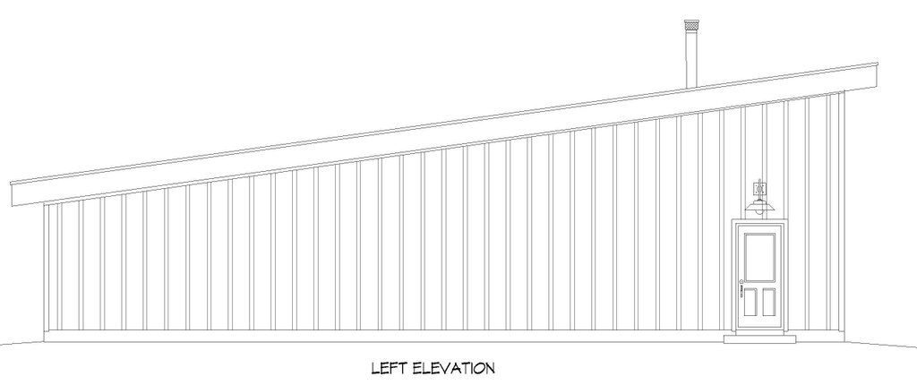 Exterior - Other Elevation for Modern House Plan #932-833 - 1 bed, 1 bath