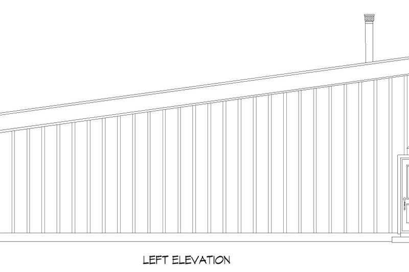 Home Plan - Exterior - Other Elevation for Modern House Plan #932-833 - 1 bed, 1 bath