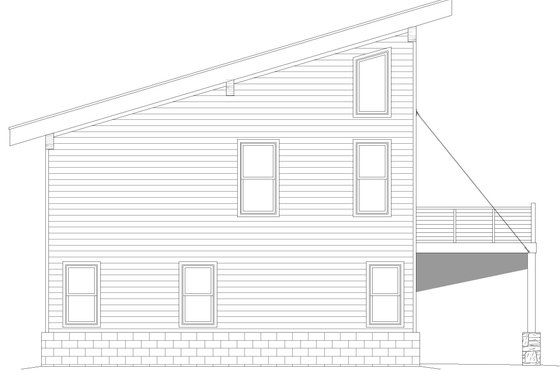 Exterior - Other Elevation for Contemporary House Plan #932-807 - 2 bed, 2 bath