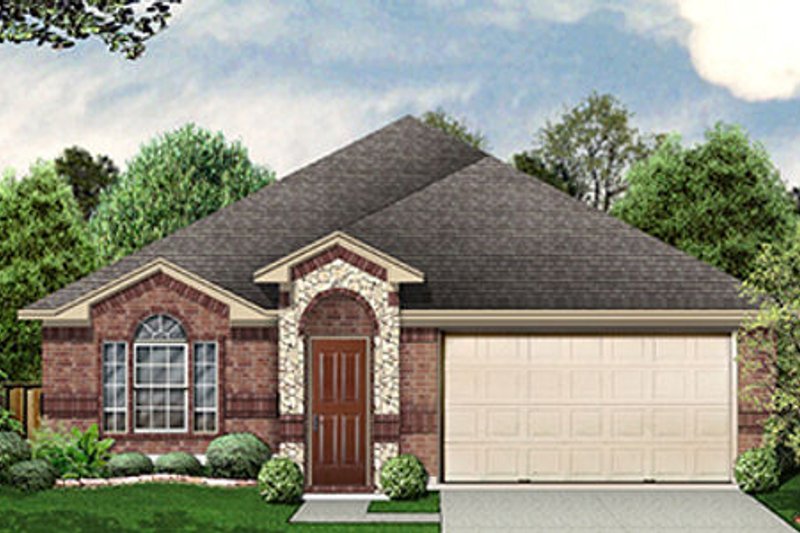 Architectural House Design - Traditional Exterior - Front Elevation Plan #84-457