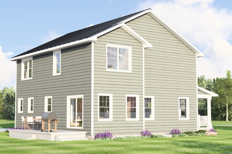 House Blueprint - Exterior - Other Elevation for Farmhouse House Plan #1064-411 - 4 bed, 2.5 bath