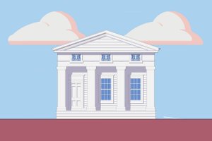 Classical designed home, elevation