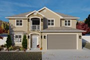 Traditional Style House Plan - 4 Beds 2.5 Baths 2564 Sq/Ft Plan #1060-105 