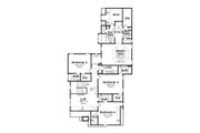 Traditional Style House Plan - 5 Beds 5 Baths 4407 Sq/Ft Plan #419-234 