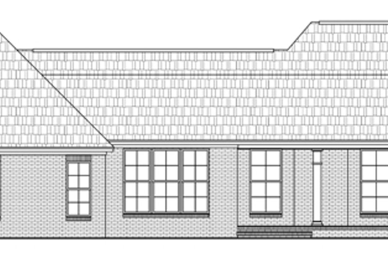 House Design - Exterior - Rear Elevation for Traditional House Plan #21-210 - 4 bed, 3.5 bath