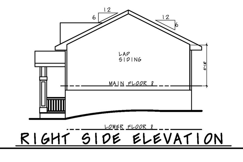 Home Plan - Exterior - Front Elevation 5 for Traditional House Plan #20-2347 - 3 bed, 2 bath