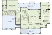 Southern Style House Plan - 4 Beds 3 Baths 2373 Sq/Ft Plan #17-2149 Floor 