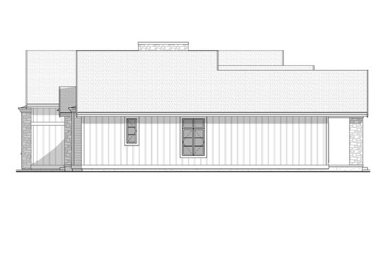 Exterior - Other Elevation 1 for Farmhouse House Plan #1086-22 - 4 bed, 4.5 bath
