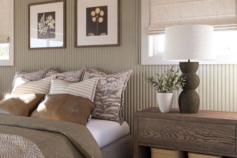 Dream House Plan - Interior - Master Bedroom 1 for Barndominium House Plan #455-677 - 3 bed, 3.5 bath