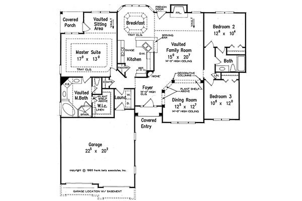 House Plan Design - Traditional Floor Plan - Main Floor Plan #927-34