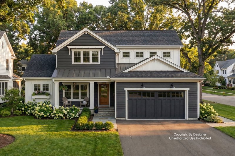 Home Plan - Craftsman Exterior - Front Elevation Plan #51-1379