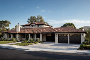 Ranch Exterior - Front Elevation Plan #515-17