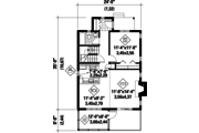 Cabin Style House Plan - 3 Beds 2 Baths 1293 Sq/Ft Plan #25-4360 