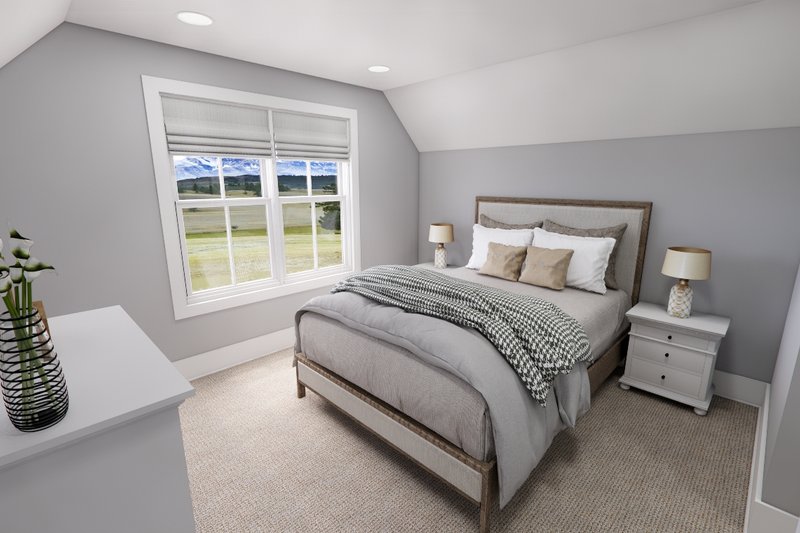 House Blueprint - Interior - Bedroom for Farmhouse House Plan #51-1283 - 3 bed, 3.5 bath