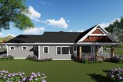 Ranch Style House Plan - 3 Beds 2 Baths 1983 Sq/Ft Plan #70-1418 