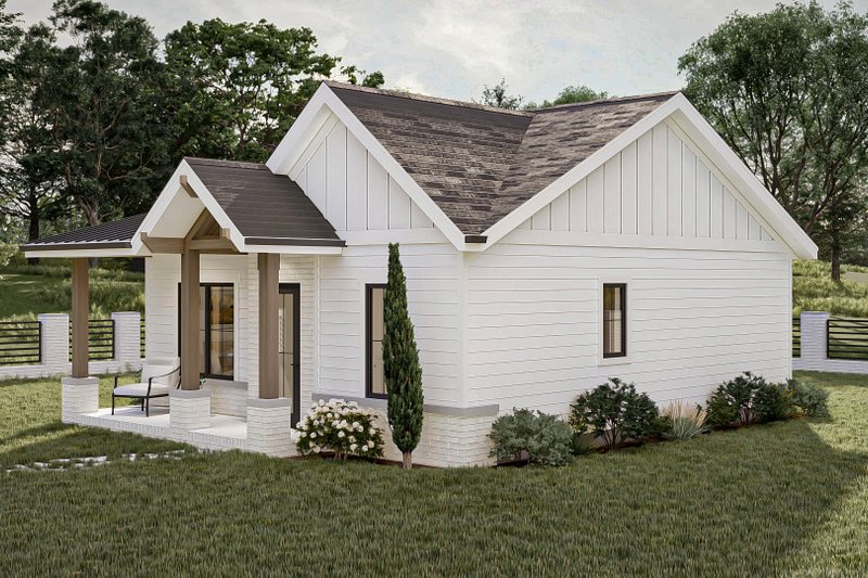 Dream House Plan - Exterior - Other Elevation for Modern House Plan #455-521 - 1 bed, 1 bath