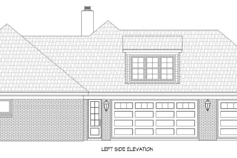 Architectural House Design - Exterior - Other Elevation 1 for Country House Plan #932-294 - 3 bed, 4.5 bath